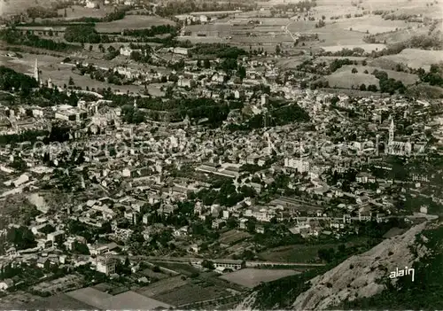 AK / Ansichtskarte Lourdes_Hautes_Pyrenees Vue generale aerienne Lourdes_Hautes_Pyrenees
