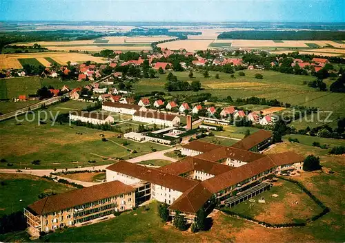 AK / Ansichtskarte Debstedt DRK Krankenhaus Seepark Fliegeraufnahme Debstedt