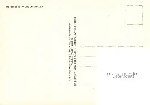 AK / Ansichtskarte Wilhelmshaven Fliegeraufnahme Seebruecke Frachtschiffe Wilhelmshaven