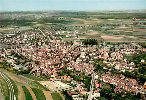 AK / Ansichtskarte Knittlingen Fauststadt Fliegeraufnahme Knittlingen