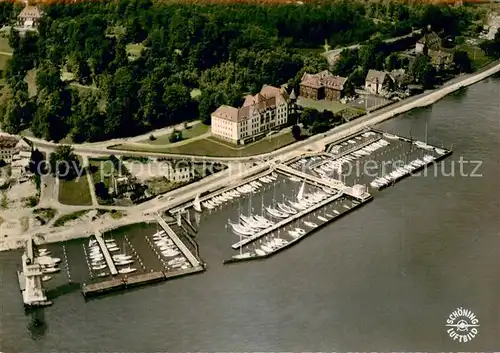 AK / Ansichtskarte Kiel Olympiahafen Fliegeraufnahme Kiel