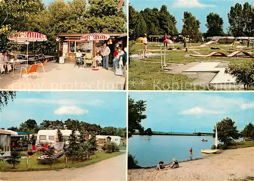AK / Ansichtskarte Luedershausen Freizeitcenter am Reihersee Minigolf Spielhalle Strandpartie Luedershausen