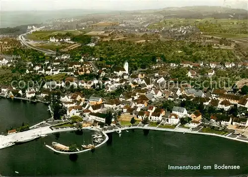 AK / Ansichtskarte Immenstaad_Bodensee Fliegeraufnahme Immenstaad_Bodensee