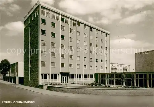 AK / Ansichtskarte Kiel Foerde Hochhaus Hotel Kiel