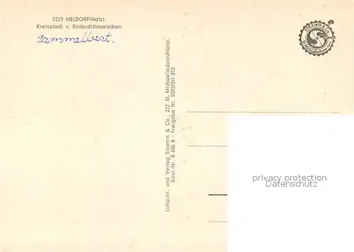 AK / Ansichtskarte Meldorf Fliegeraufnahme Meldorf