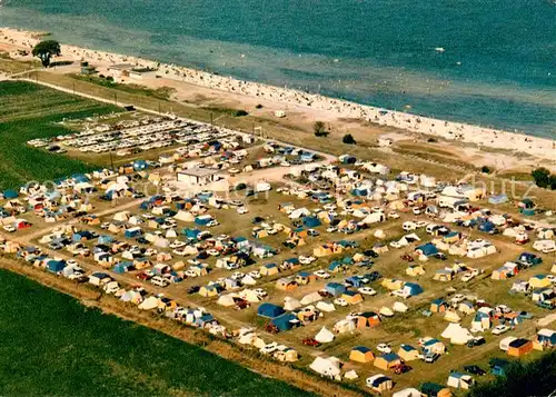 AK / Ansichtskarte Heringsdorf_Ostseebad_Usedom Suessauer Strand Fliegeraufnahme Heringsdorf_Ostseebad