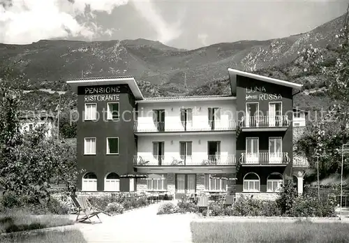 AK / Ansichtskarte Malcesine_Lago_di_Garda Pensione Luna Rossa Ristorante Malcesine_Lago_di_Garda