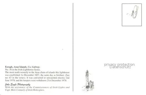 AK / Ansichtskarte Leuchtturm Eeragh Leuchtturm