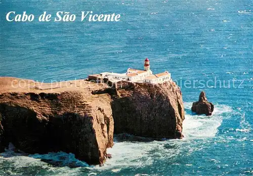 AK / Ansichtskarte Leuchtturm Cabo de Sao Vicente Leuchtturm