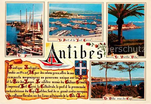 AK / Ansichtskarte Chronik AK Antibes 