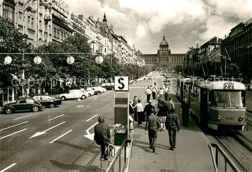 AK / Ansichtskarte Strassenbahn Praha 