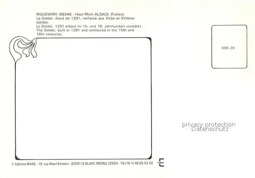 AK / Ansichtskarte Chronik AK Riquewihr 