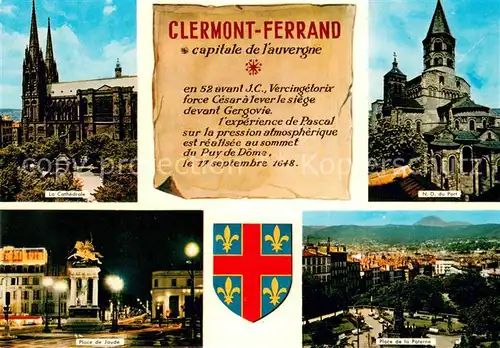 AK / Ansichtskarte Chronik AK Clermont Ferrand 