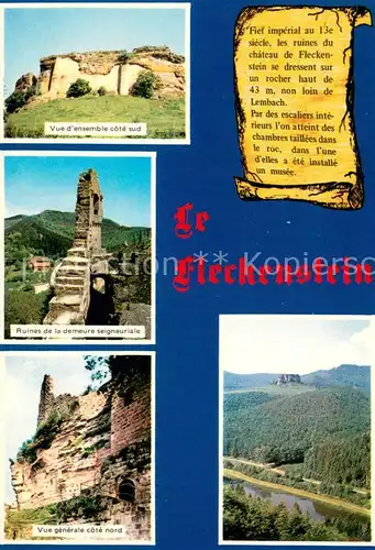 AK / Ansichtskarte Chronik AK Fleckenstein 