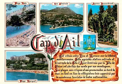 AK / Ansichtskarte Chronik AK Cote D Azur 