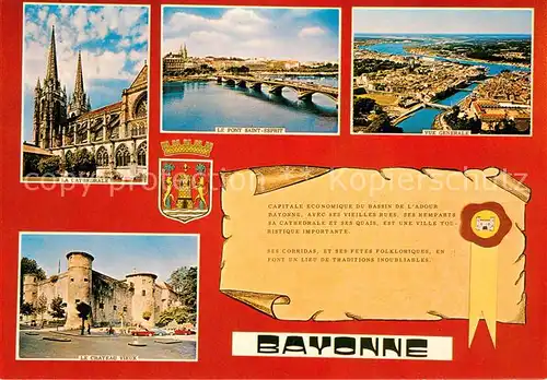 AK / Ansichtskarte Chronik AK Bayonne 