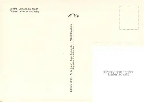 AK / Ansichtskarte Chronik AK Chanbery 