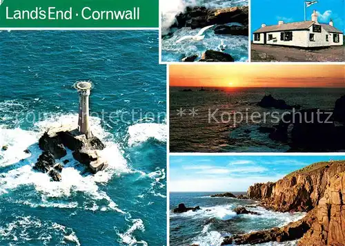 AK / Ansichtskarte Leuchtturm Land s End Cornwall Leuchtturm