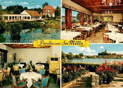 AK / Ansichtskarte Moelln__Lauenburg Paradies am See Restaurant Cafe Pension 