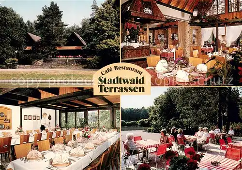 AK / Ansichtskarte Bocholt_Westfalen Stadtwald Terrassen Bocholt_Westfalen