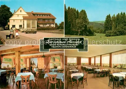 AK / Ansichtskarte Tromm_Odenwald Gasthaus Pension Zur schoenen Aussicht Tromm Odenwald