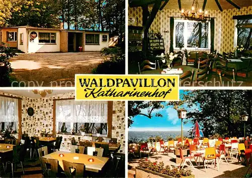 AK / Ansichtskarte Katharinenhof_Fehmarn Waldpavillon Katharinenhof Teilansichten Katharinenhof Fehmarn