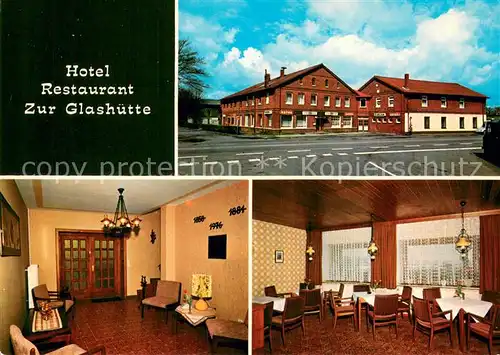 AK / Ansichtskarte Norderstedt Hotel Restaurant Zur Glashuette Norderstedt