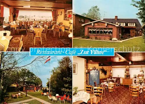 AK / Ansichtskarte Bonsberg_Gelting Restaurant Cafe Zur Faehre 