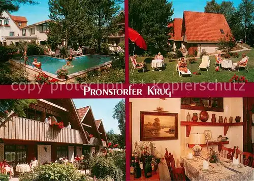 AK / Ansichtskarte Pronstorf Pronstorfer Krug Ferien  und Ausflugsparadies Pool Pronstorf