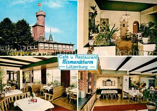 AK / Ansichtskarte Luetjenburg_Holstein Cafe Restaurant Bismarckturm Luetjenburg_Holstein