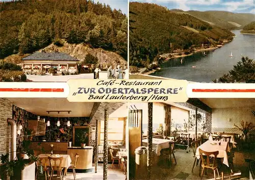 AK / Ansichtskarte Bad_Lauterberg Restaurant Cafe Zur Odertalsperre Bad_Lauterberg