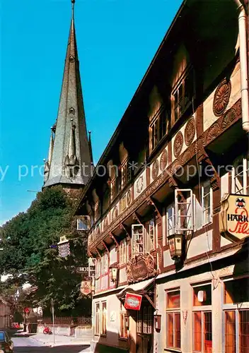 AK / Ansichtskarte Alfeld_Leine Buergerschenke Aussenansicht Alfeld_Leine