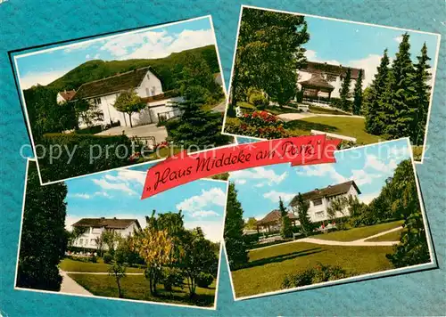 AK / Ansichtskarte Siekholz Haus Middeke am Park Aussenansichten Siekholz