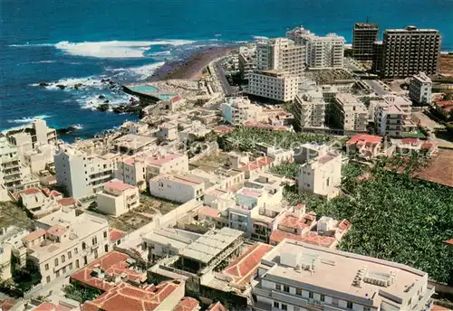 AK / Ansichtskarte Puerto_de_la_Cruz Fliegeraufnahme Teilansicht Puerto_de_la_Cruz