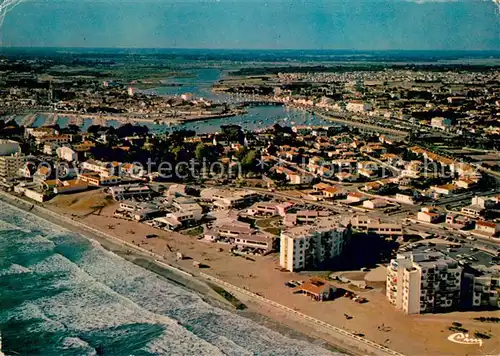 AK / Ansichtskarte St Gilles Croix de Vie_Vendee Fliegeraufnahme Village Merlin 