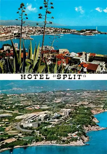 AK / Ansichtskarte Split_Spalato Fliegeraufnahme Hotel Split Split_Spalato