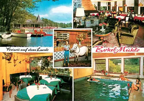 AK / Ansichtskarte Bokel_Elmshorn Bokel Muehle Informationen Pool Bokel Elmshorn