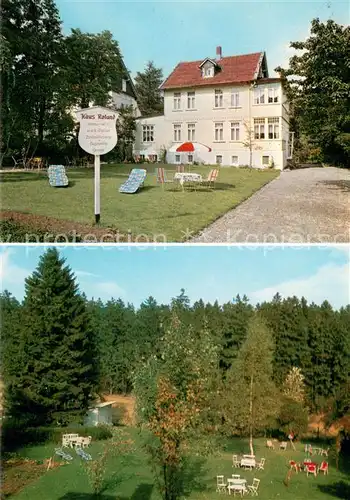AK / Ansichtskarte Hahnenklee Bockswiese_Harz Gaesteheim Haus Roland Garten Hahnenklee Bockswiese