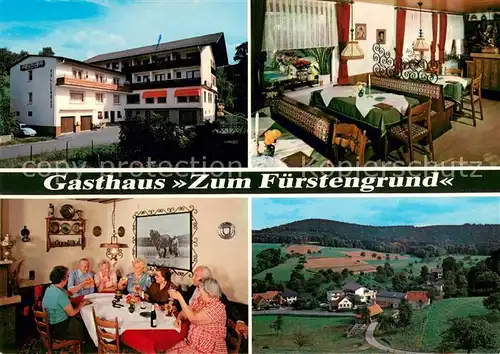 AK / Ansichtskarte Rohrbach_Reichelsheim Gasthaus Pension Zum Fuerstengrund Panorama Rohrbach Reichelsheim