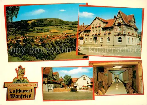 AK / Ansichtskarte Wanfried Hotel Pension Wanfrieder Hof Panorama Luftkurort Wanfried
