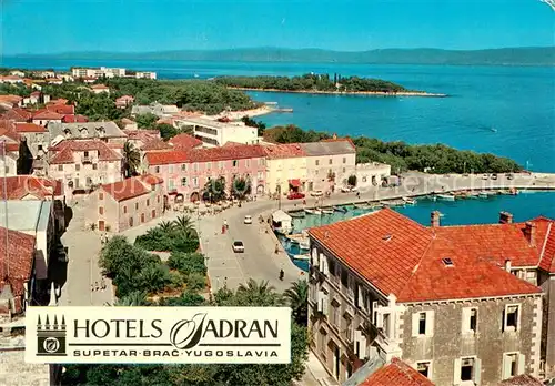 AK / Ansichtskarte Supetar_Croatia Hotels Jadran Hafen 