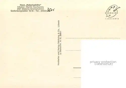 AK / Ansichtskarte Malente Gremsmuehlen Haus Hubertushoehe Pool Malente Gremsmuehlen