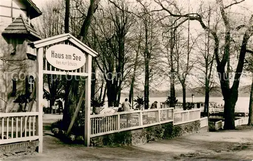 AK / Ansichtskarte Ferch Gaststaette Haus am See Ferch