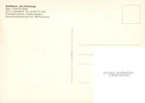 AK / Ansichtskarte Lockstedt Gasthaus Zur Erholung Lockstedt