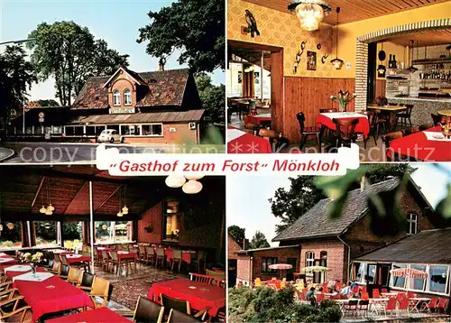 AK / Ansichtskarte Moenkloh Gasthaus Zum Forst Teilansichten Moenkloh