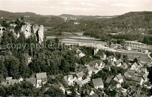 AK / Ansichtskarte Streitberg_Oberfranken Teilansicht Streitberg Oberfranken