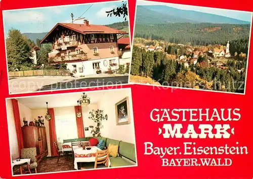 AK / Ansichtskarte Bayerisch_Eisenstein Gaestehaus Mark Panorama Bayerischer Wald Bayerisch_Eisenstein