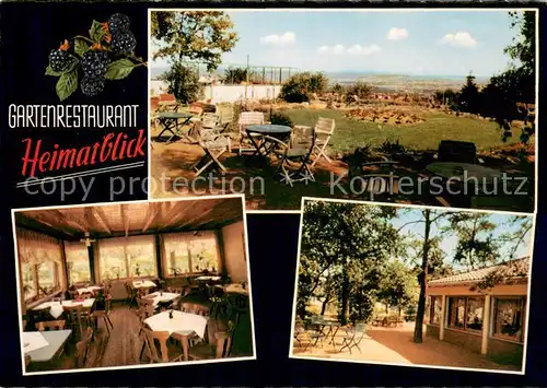 AK / Ansichtskarte Roisdorf Gartenrestaurant Heimatblick Terrasse Landschaftspanorama Roisdorf