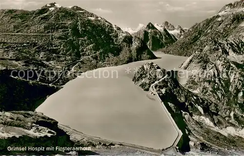 AK / Ansichtskarte Finsteraarhorn Grimsel Hospiz Finsteraarhorn