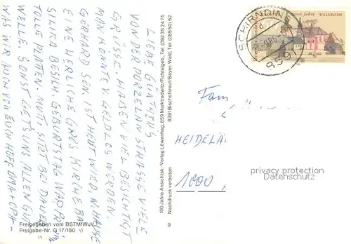 AK / Ansichtskarte Schirnding Fliegeraufnahme Schirnding